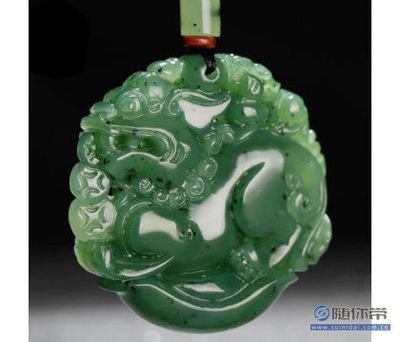 镇平县申子玉魂玉器店 天然和田玉貔貅吊坠，时尚与守护的完美融合